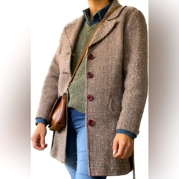 Tweed Pea Coat - Picture 5 of 9